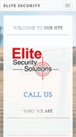 Mobile Screenshot of elitesecuritysolutions.com
